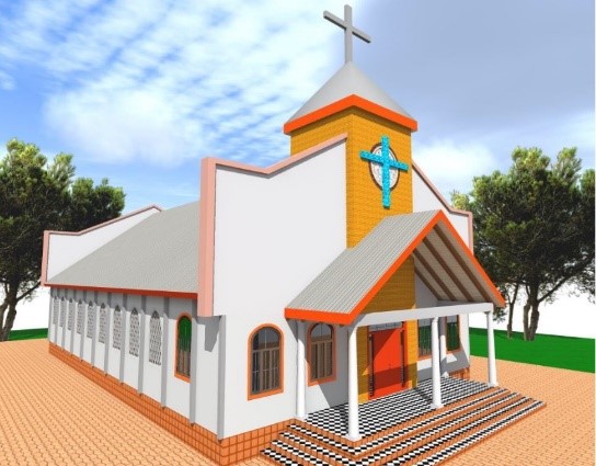 Ontwerp voorkant kerk