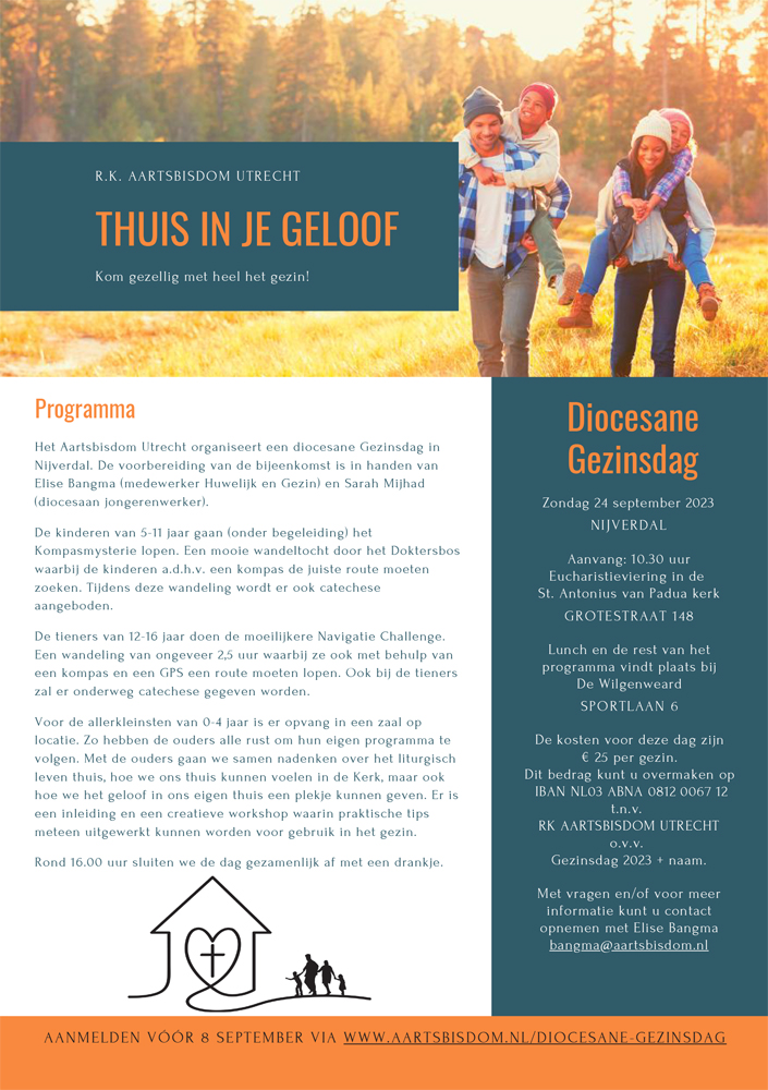 Diocesane gezinsdag 24 september 2023
