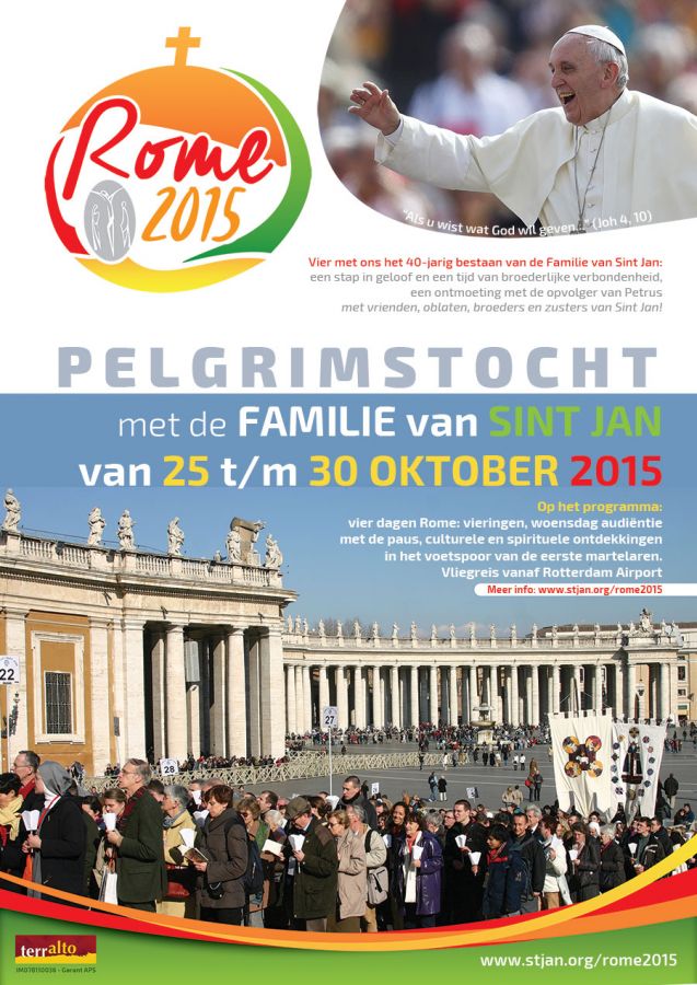 Pelgrimstocht naar Rome 2015