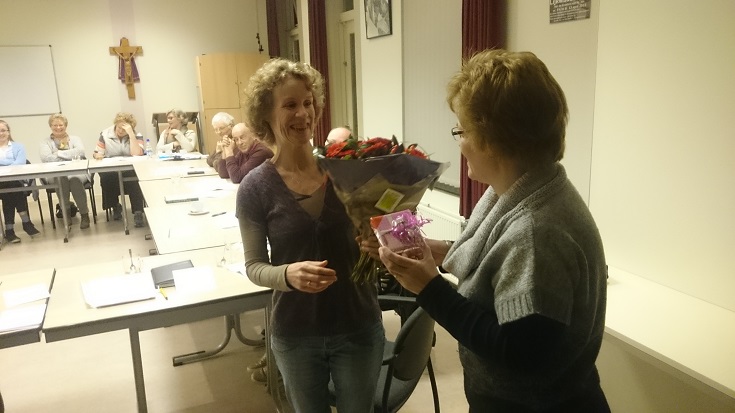 Jubilaris Emma, 25 jaar koorlid